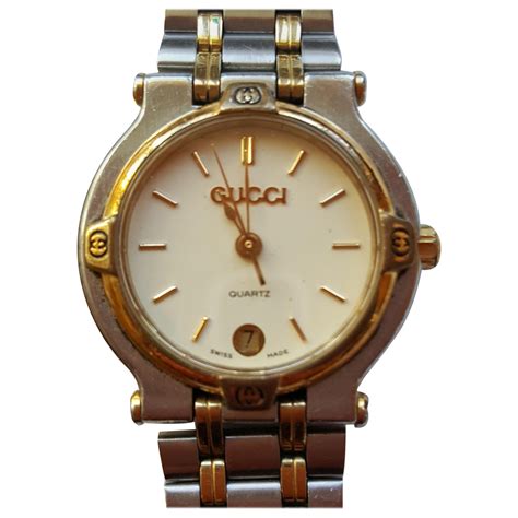 gucci quartz watch women& 39|vintage ladies Gucci quartz watch.